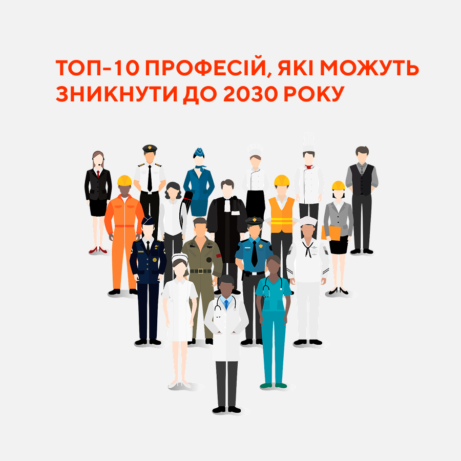 Топ-10 професій, які можуть зникнути до 2030 року